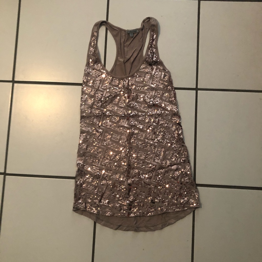 Charlotte Russe sequin tank top